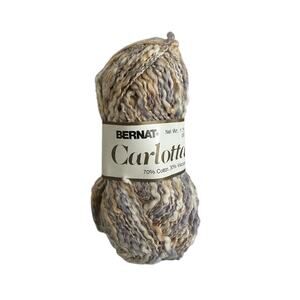 Bernat Yarn Carlotta 70% Cotton 30% Viscose 50g 1.75oz Pearl Mix
